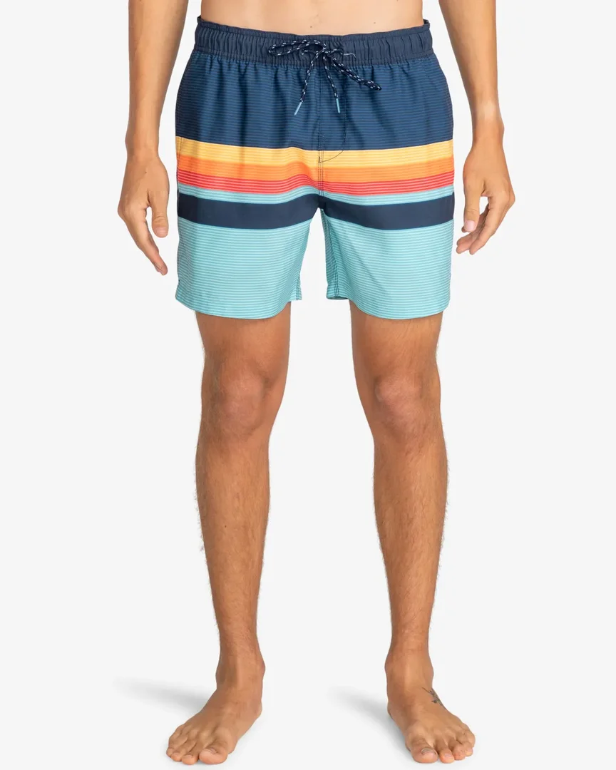Billabong Badehose All Day Stripes Layback für Männer Blau EBYJV00130-BLU
