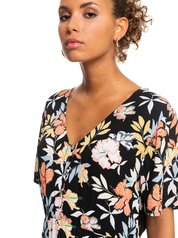 ROXY Sunny Summer - Kurzärmlig Kleid für Frauen GR. S