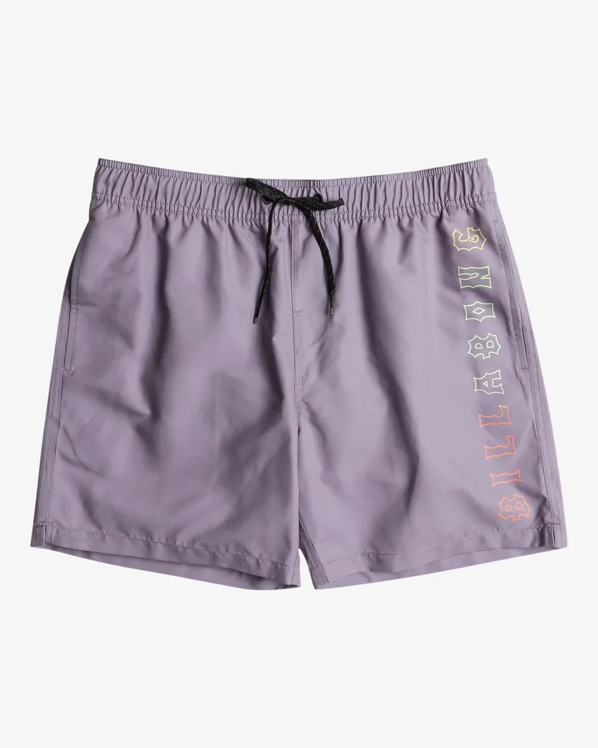 Billabong Badehose All Day Heritage Layback 16" für Männer Grey Violet