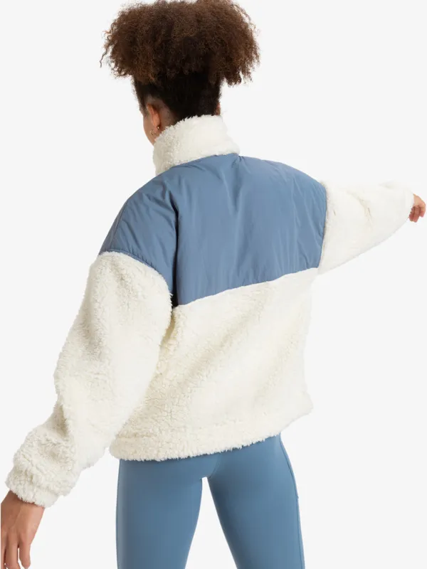 ROXY Waves Of Warmth - Fleece mit Halbreißverschluss für Frauen GR. L