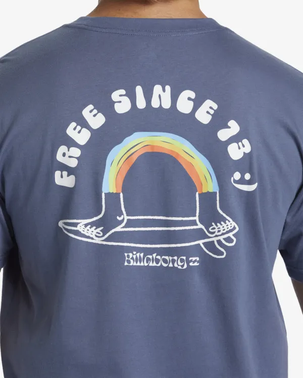 Billabong T-Shirt Herren Slate Blue GR. L