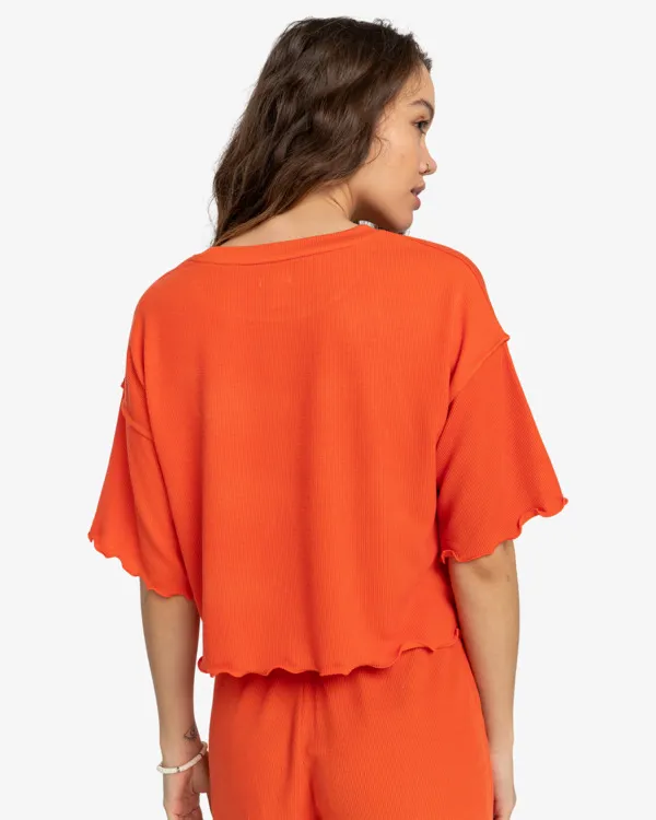 Billabong T-Shirt Damen Boyfriend Coral GR. L