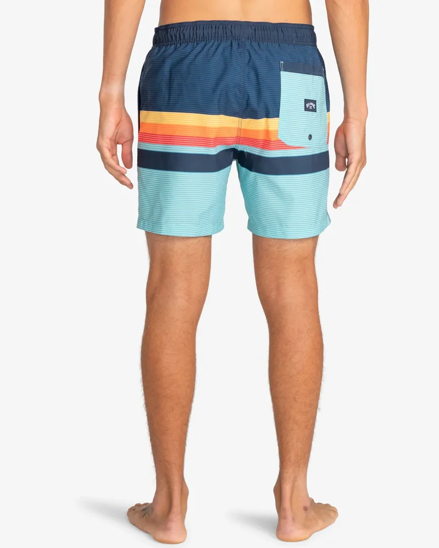 Billabong Badehose All Day Stripes Layback für Männer Blau EBYJV00130-BLU