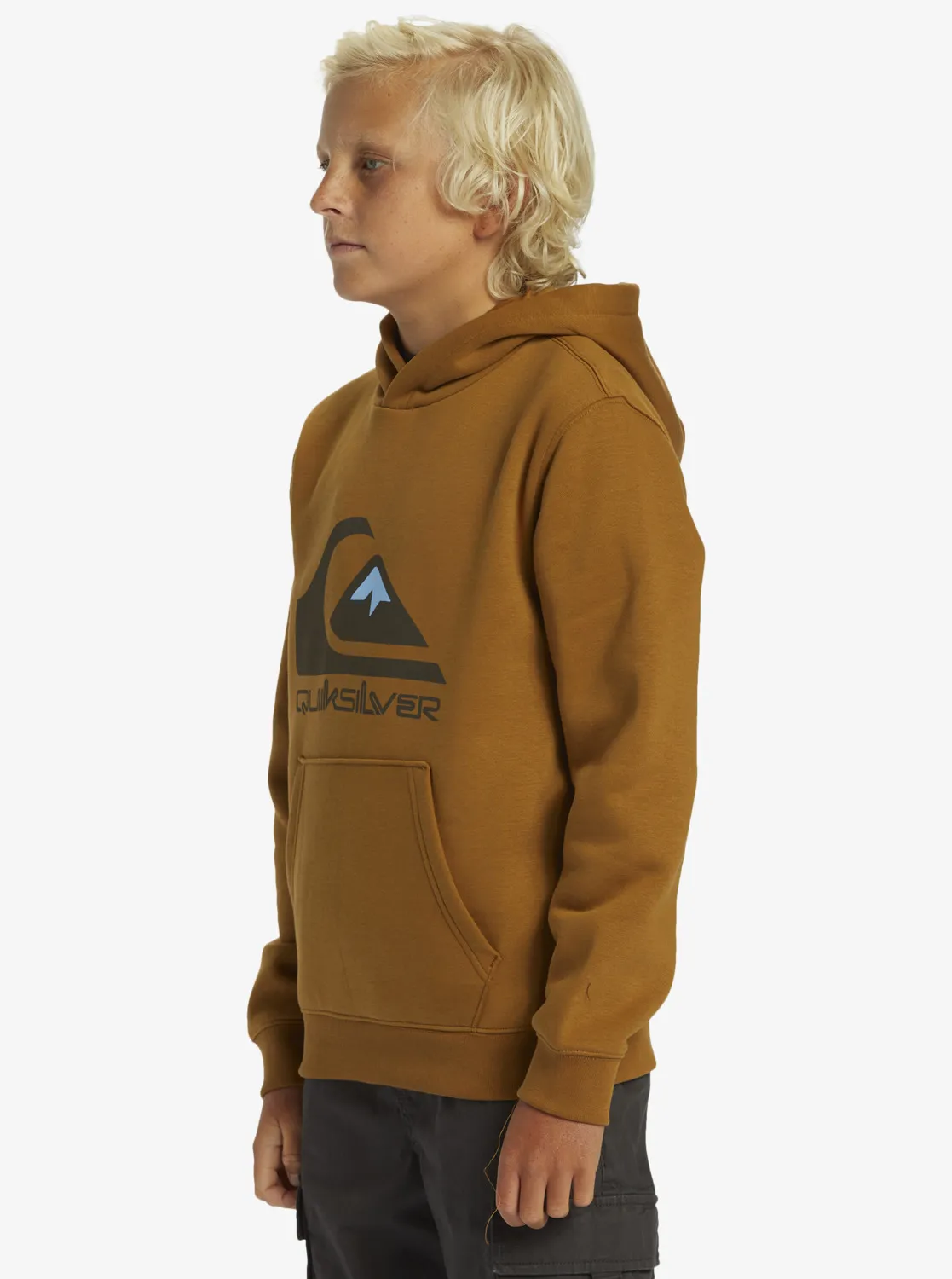 Quiksilver Big Logo - Kapuzenpulli für Jungen 8-16 Caramel GR. S