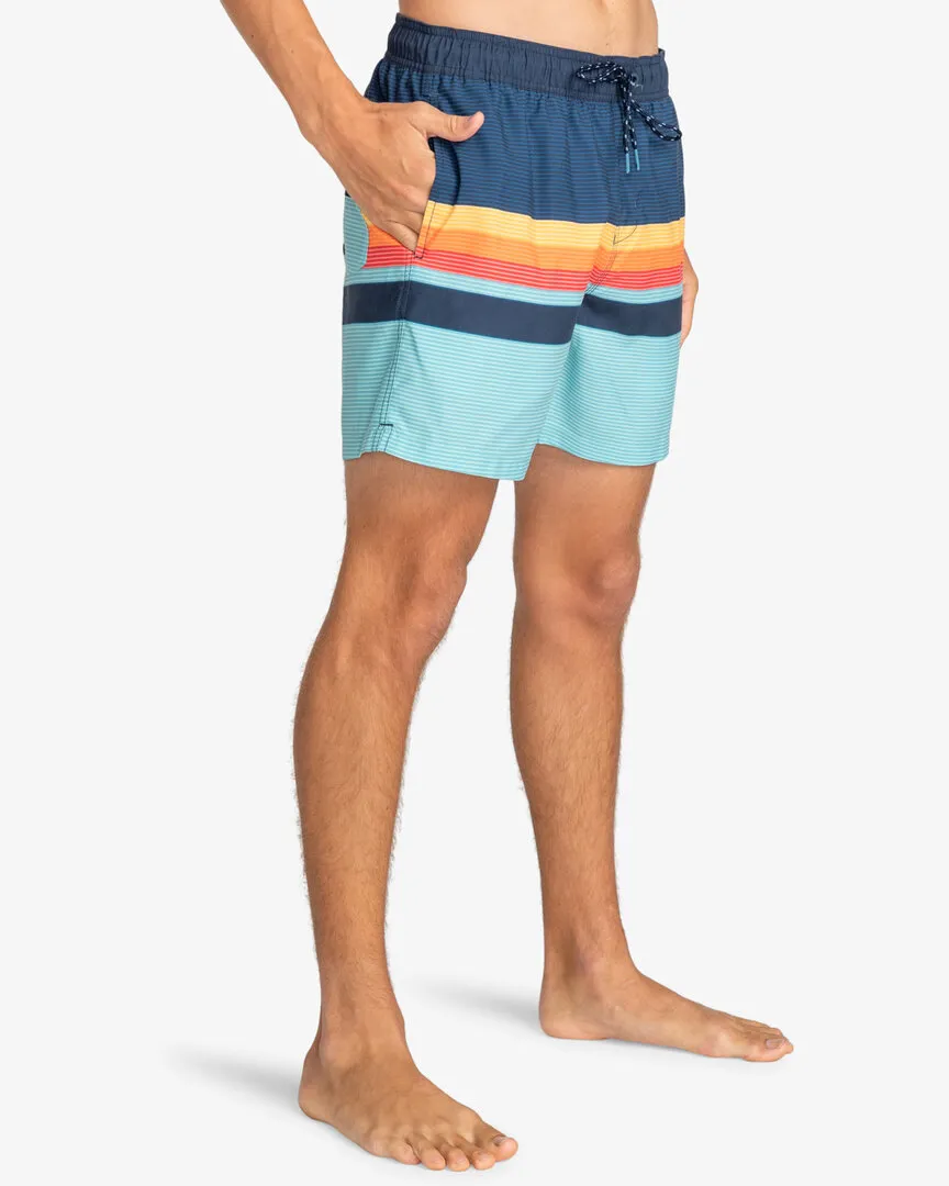 Billabong Badehose All Day Stripes Layback für Männer Blau EBYJV00130-BLU