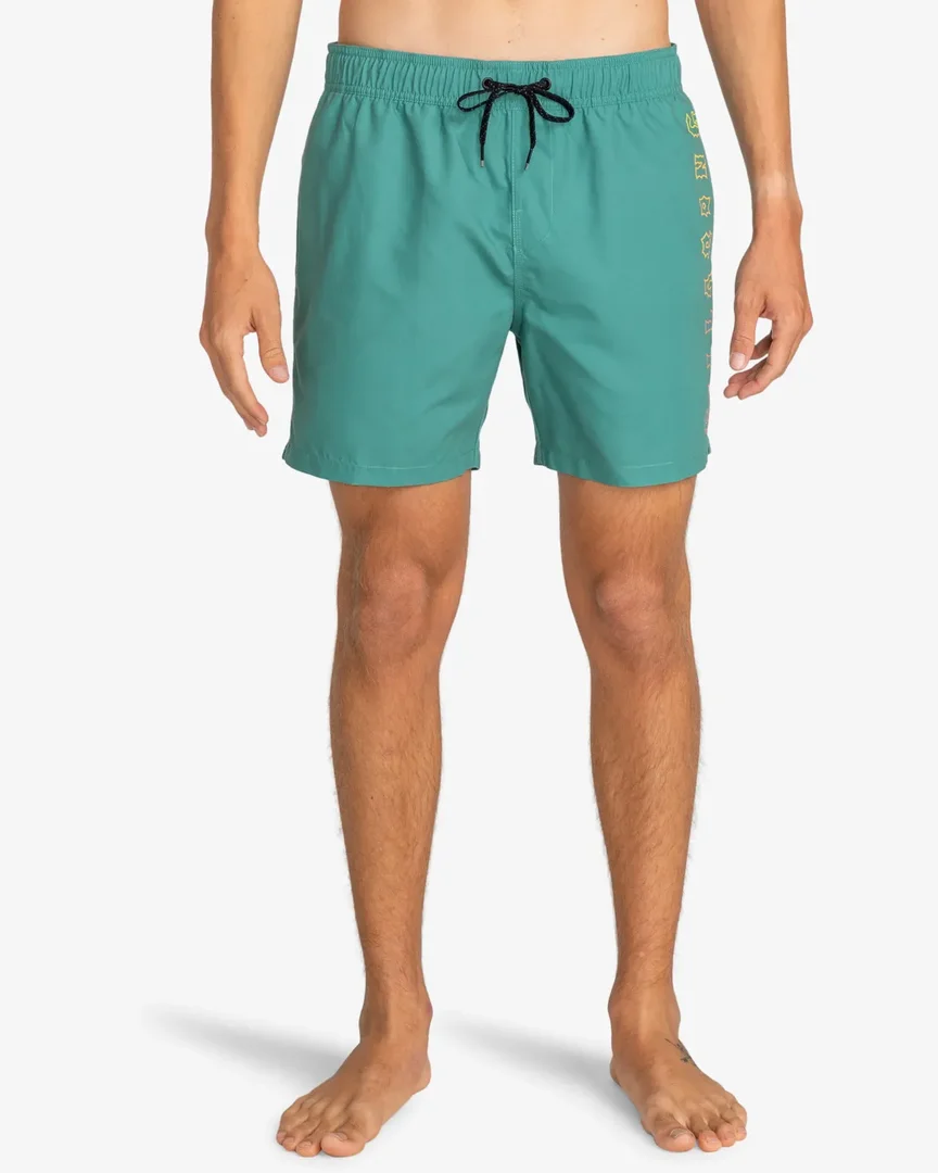 Billabong Badehose All Day Heritage Layback 16" für Männer Jade Stone GR. L
