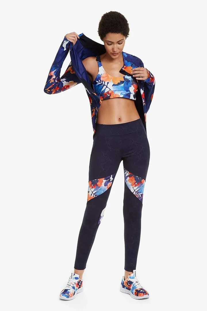 Desigual Legging Camo Flower Damen GR. L 19SONK02 5096