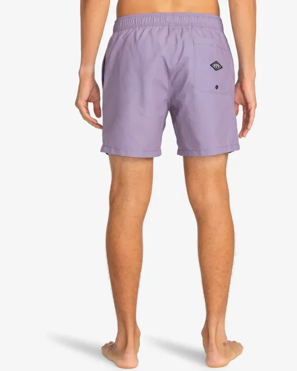 Billabong Badehose All Day Heritage Layback 16" für Männer Grey Violet