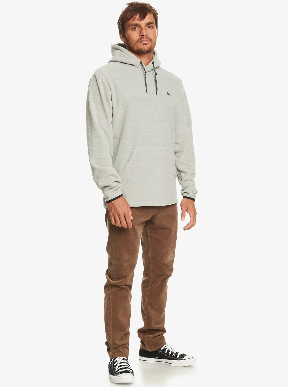 Quiksilver Essentials - Kapuzenfleece für Männer Grau GR. S
