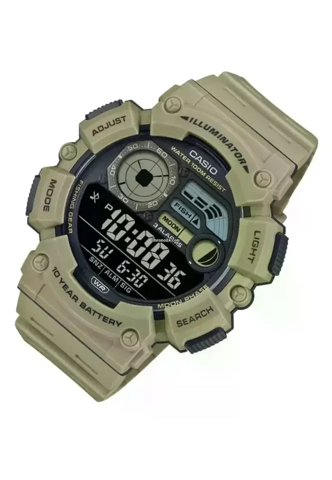 CASIO Collection WS-1500H-5BVEF Beige Uhr